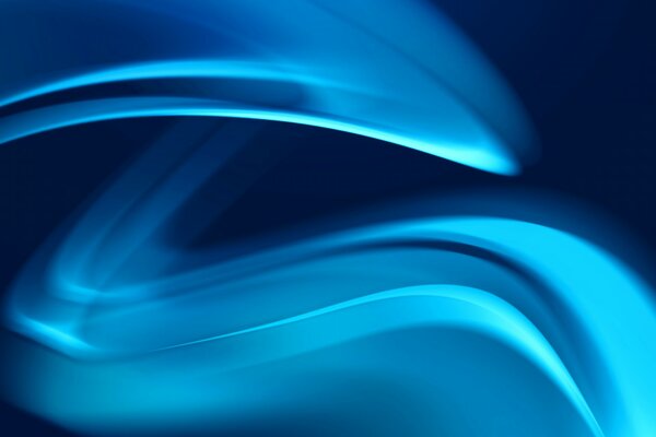 Liquid abstract flow blue