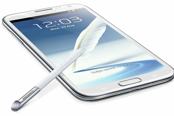 Smartphone samsung galaxy con Stylos