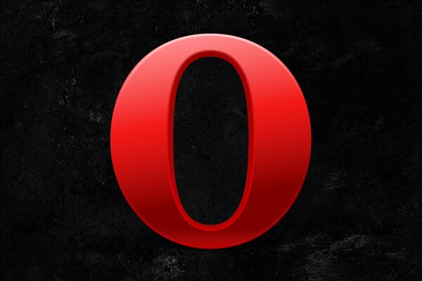 Opera is a browser with a texture on the background