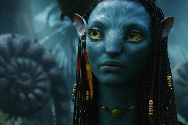 The female warrior from the movie Avatar