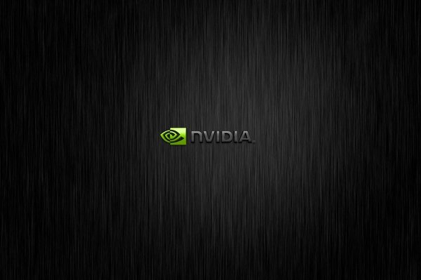 Nvidia auf schwarzem Hintergrund für Computer