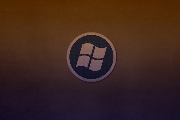 Logo Windows sur fond sombre