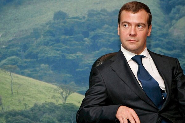 Photo of President Dmitry Medvedev