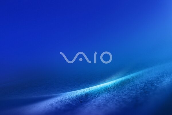 Logo VAIO en bleu abstrait