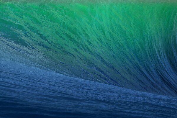 Wallpaper blaugrün auf dem iPhone, Mac, iPad