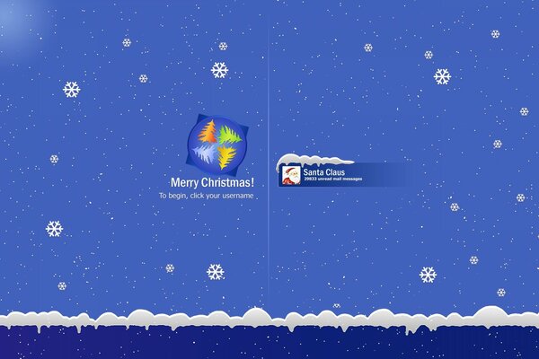 Merry Christmas screen saver