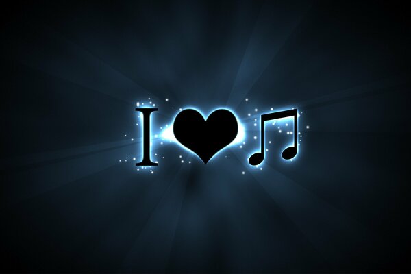 Ich liebe Musik über Liebe. Musik für die Seele