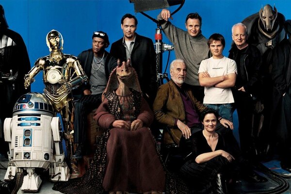 El equipo de Star Wars todos juntos