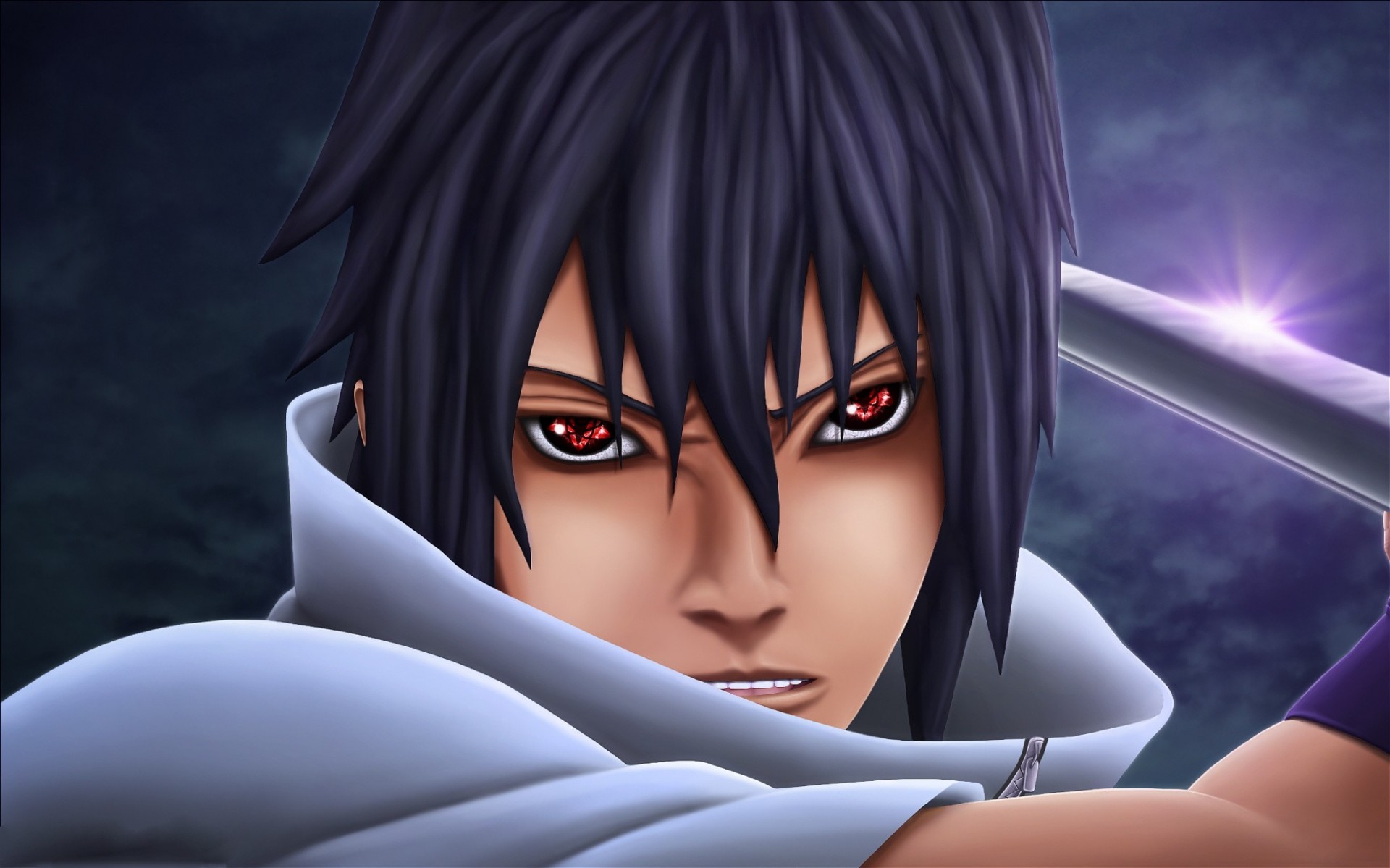 anime naruto uchiha sasuke of the blade