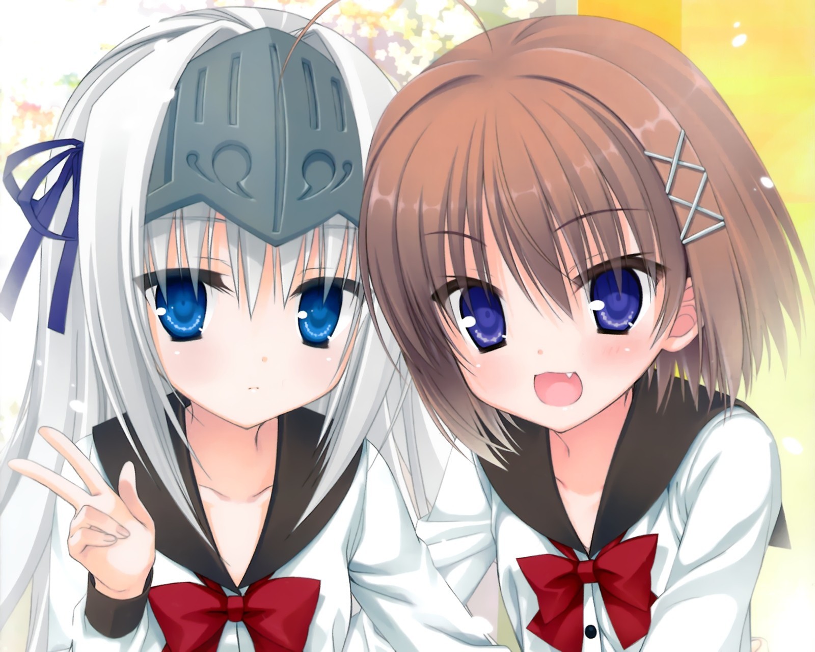 клык haruna kore wa zombie desu ka? 2girls seifuku