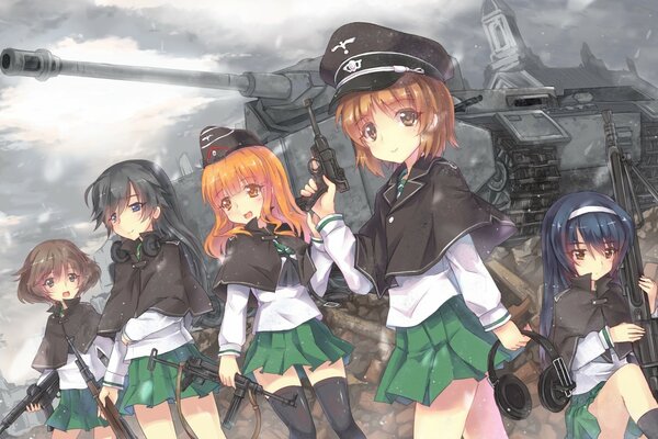 Chicas anime Flying Fortress