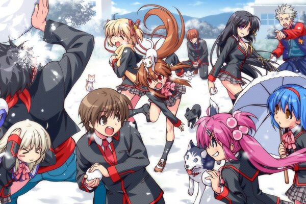 Seifuki. Divertidos juegos de bolas de nieve