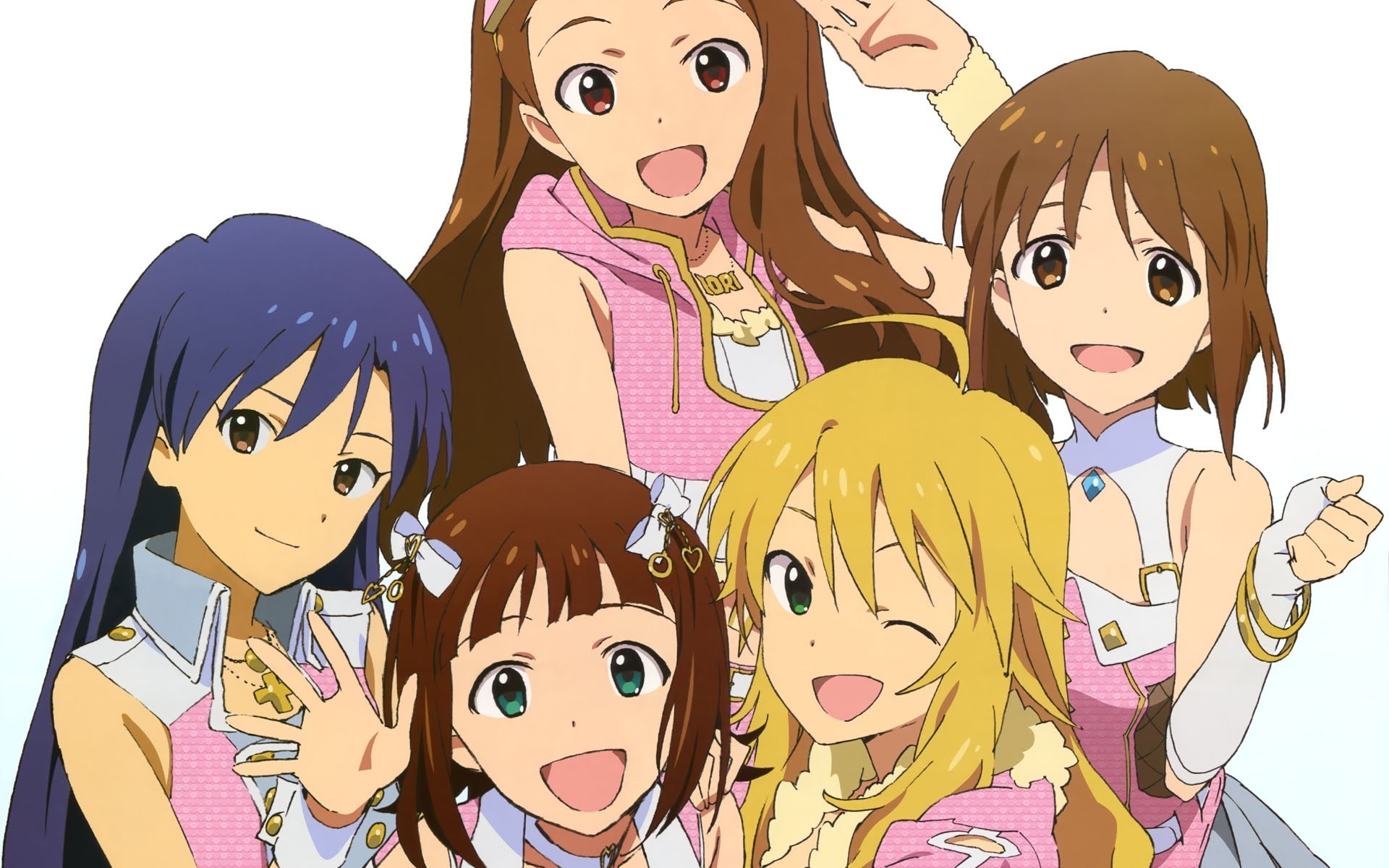 miki hoshii kisaragi chihaya minase iori amami haruka hagiwara yukiho