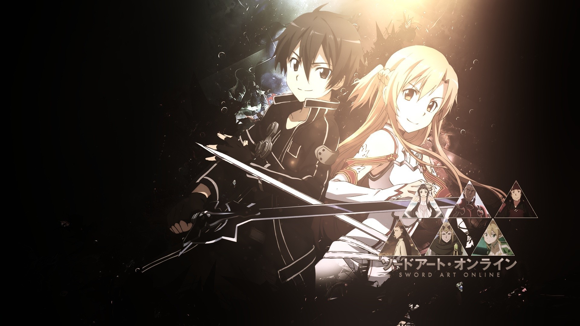 kirigaya kazuto yuki asuna miecz broń