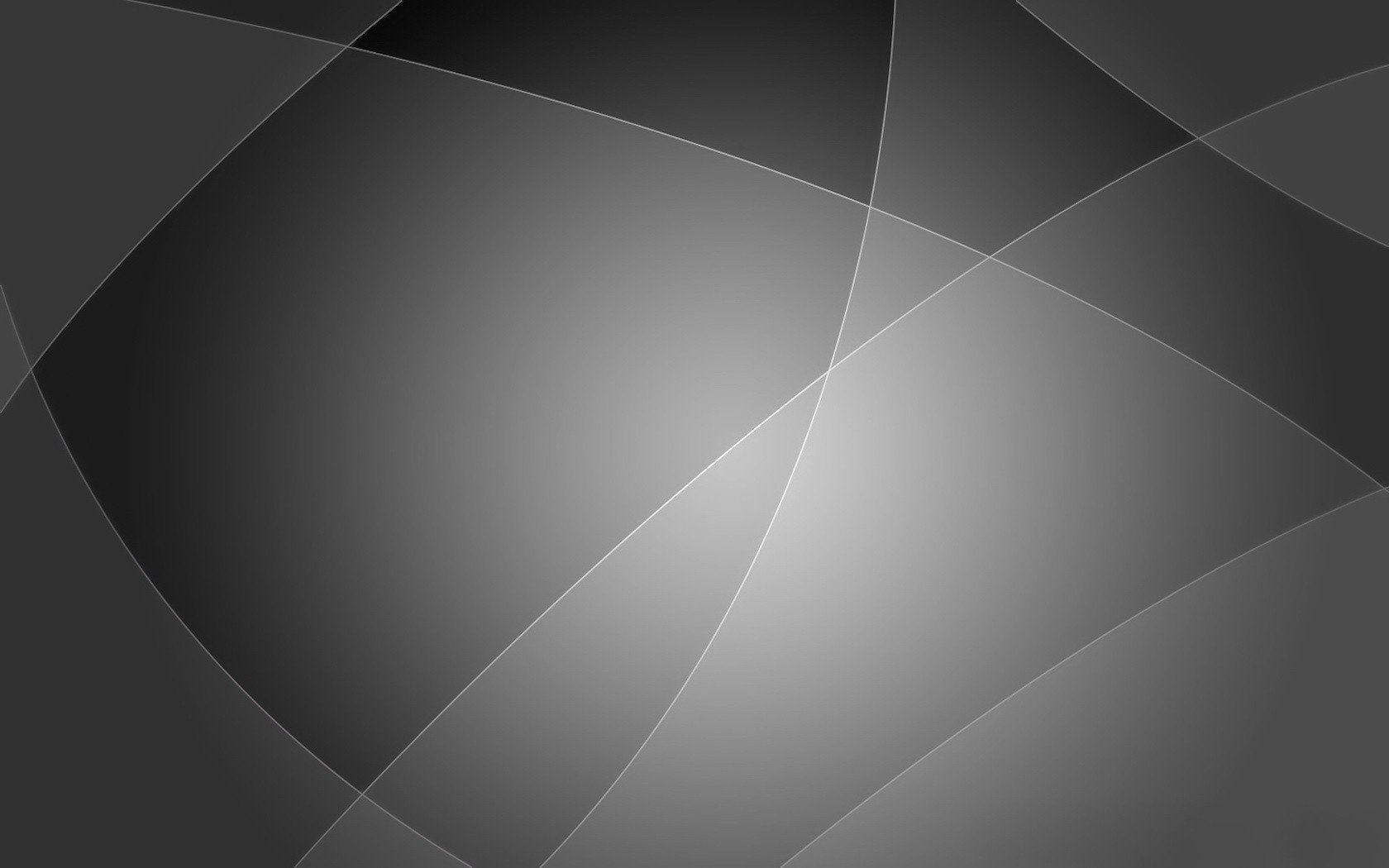 Серый фон с белыми геометрическими линиями - обои на рабочий стол