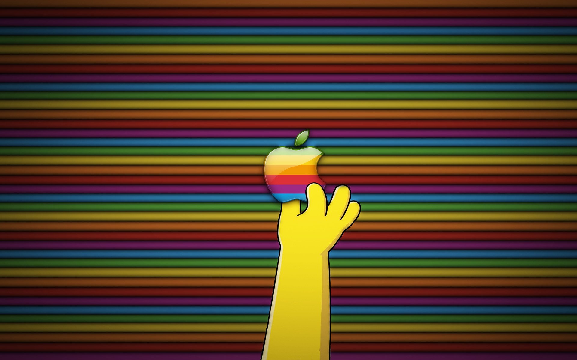 manzana los simpson logotipo