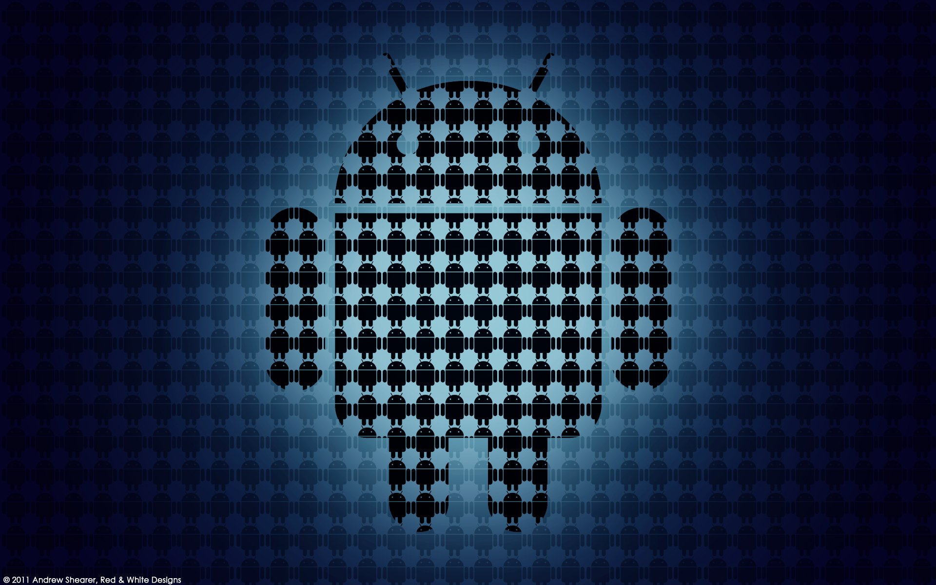 android sistema operativo textura un montón de robots