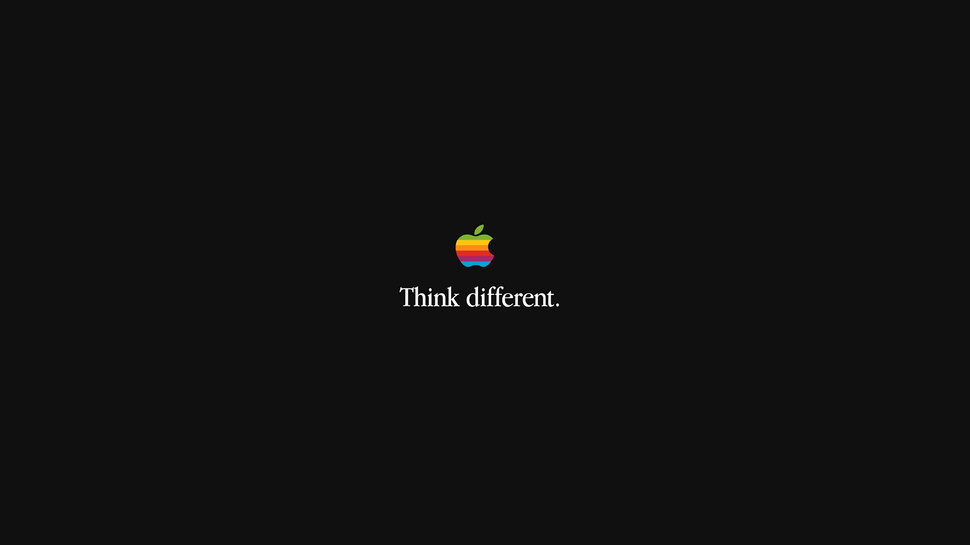 apple pensar diferente pensar diferente marca desiign minimalismo logotipo apple