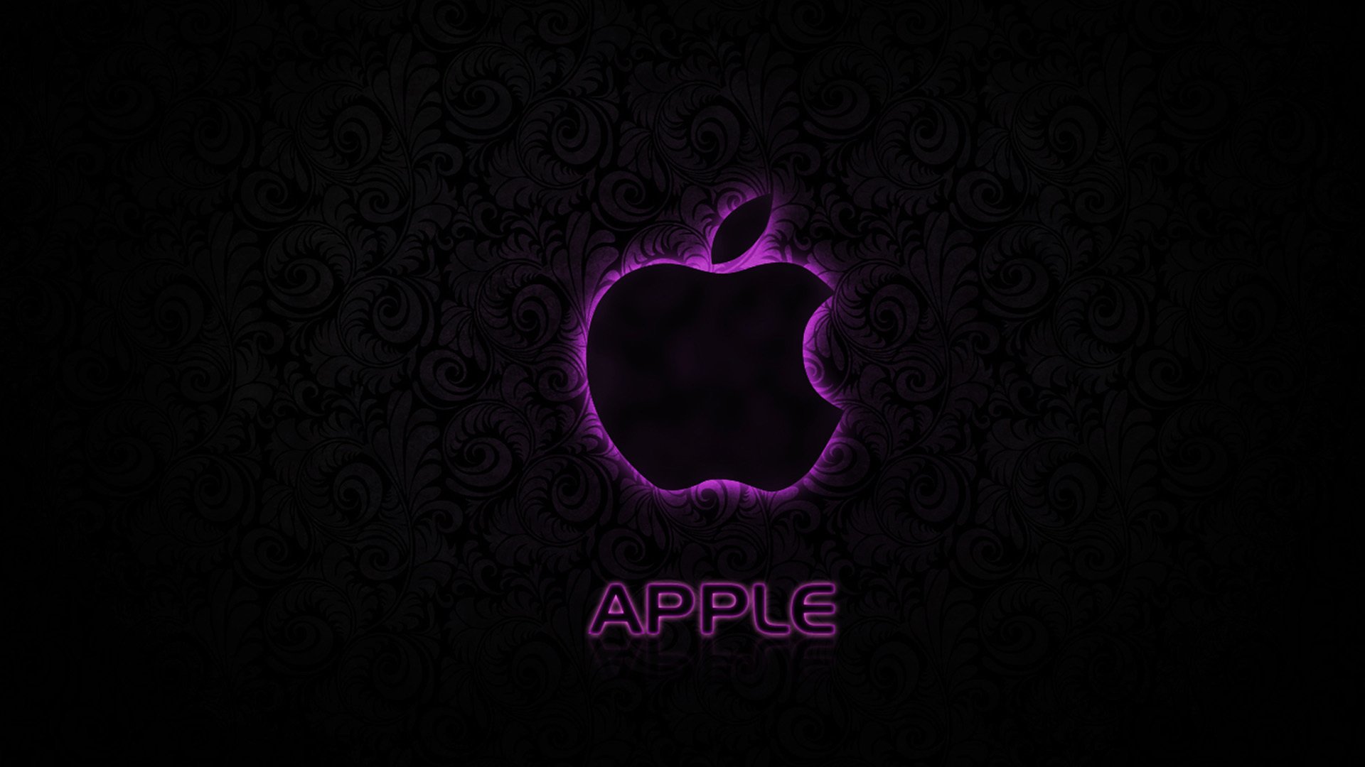 apple logo hi-tech pink texture