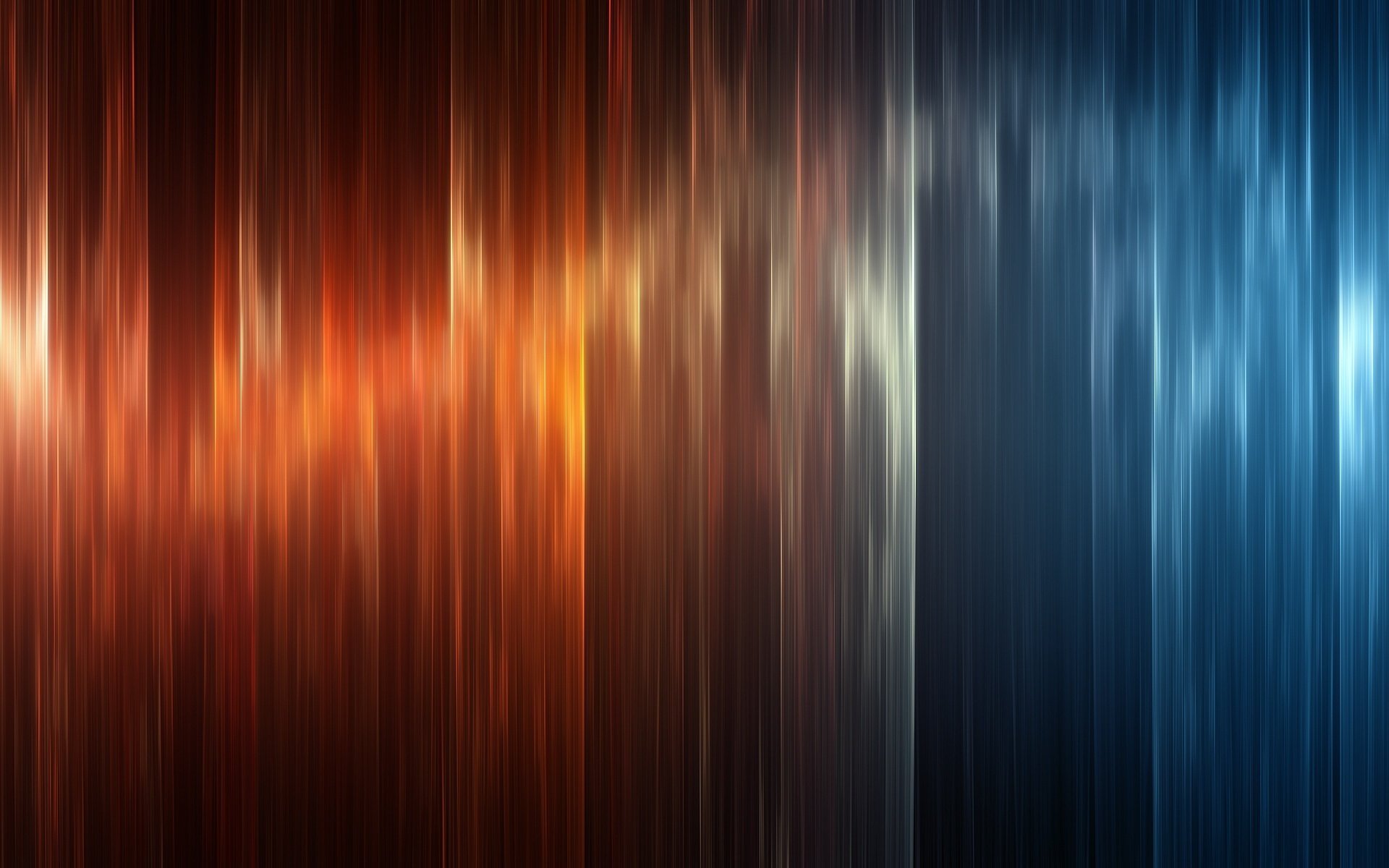 horizontal strips orange blue