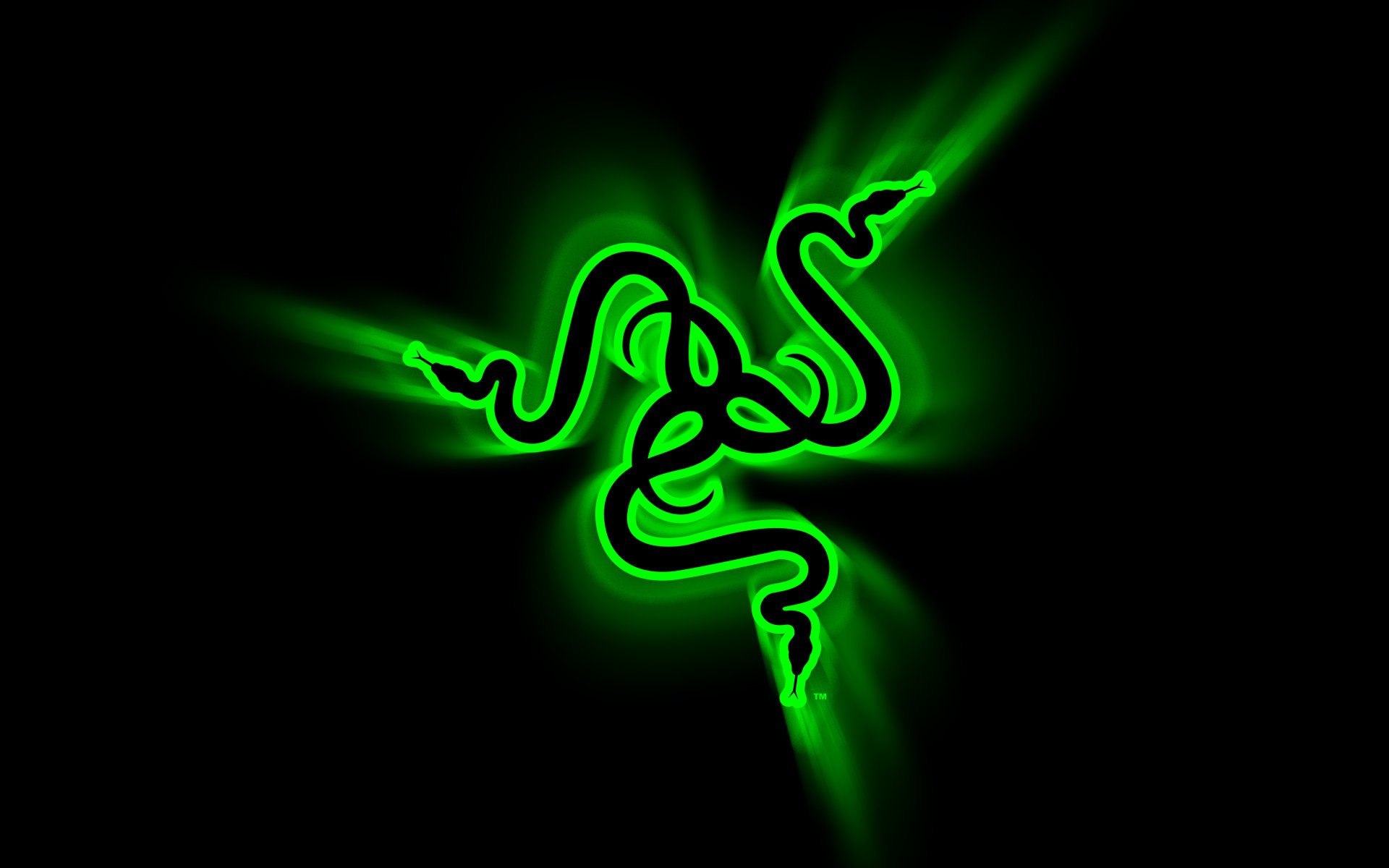 razer verde nero logo