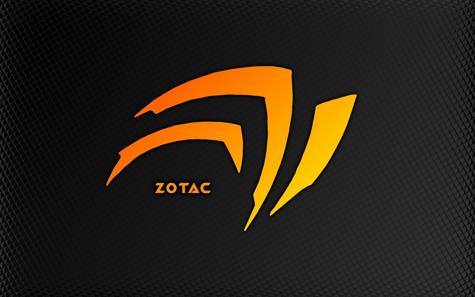 zotac scheda grafica nvidia minimalismo società arancione