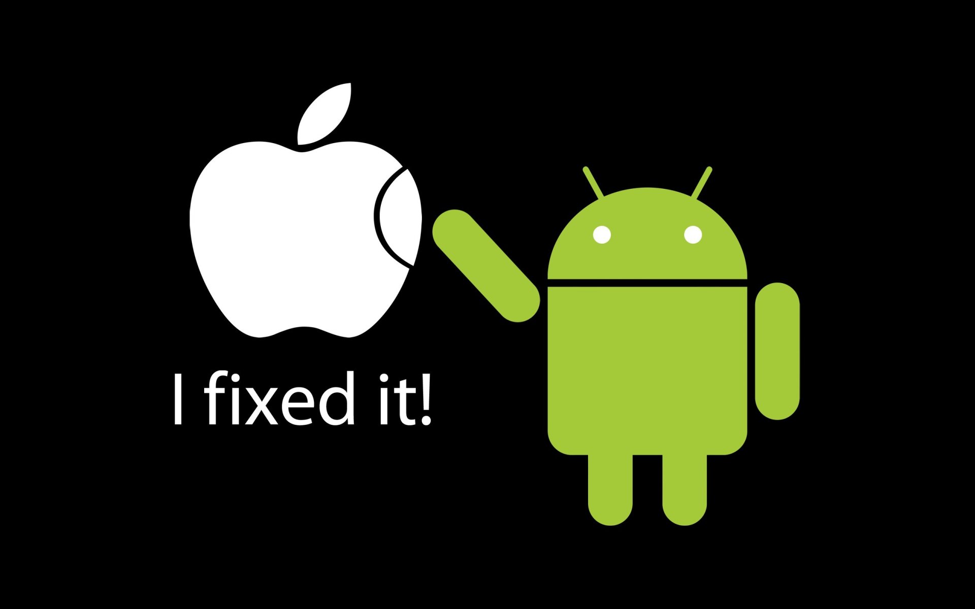 android android apple reparado instalado