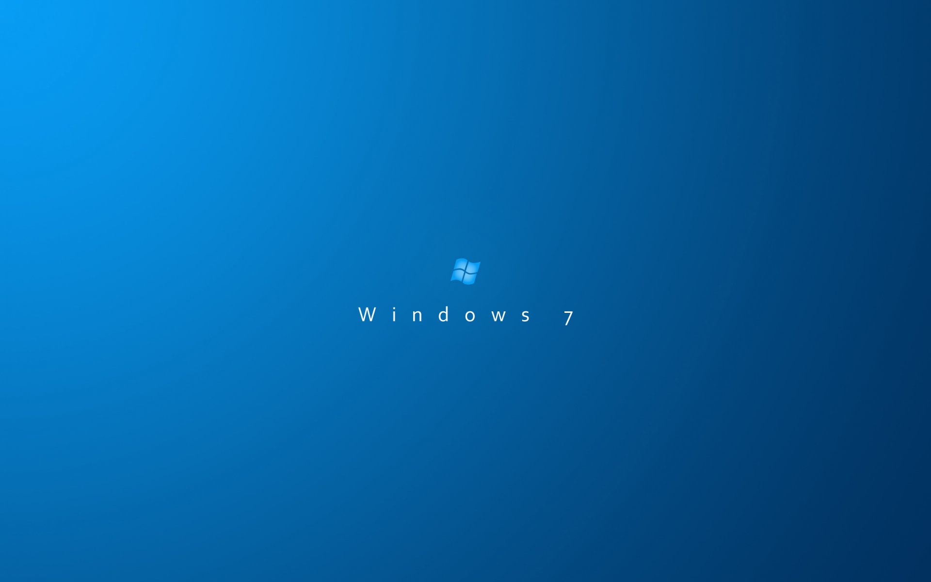 hi tech windows 7 blue background minimalism