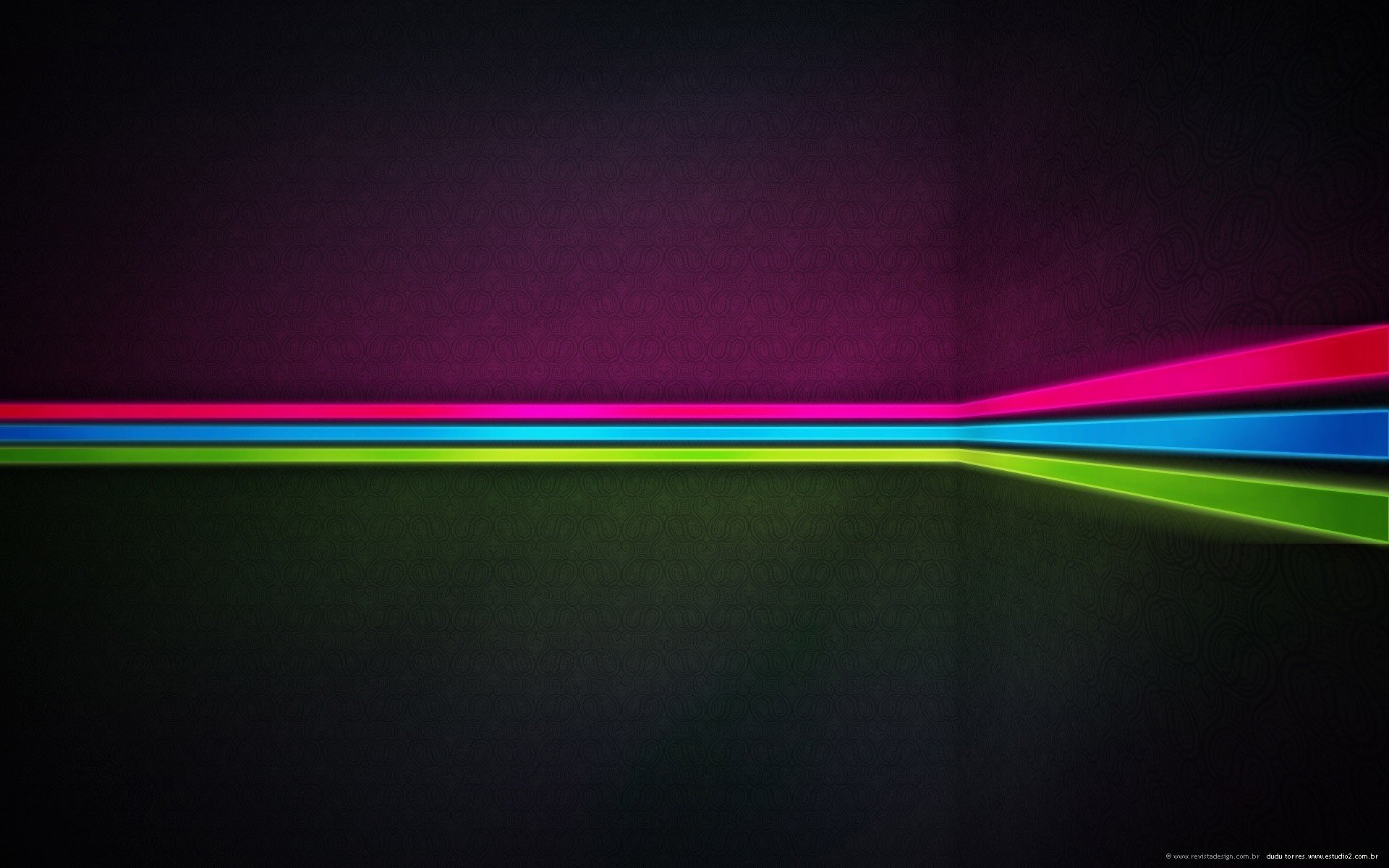 colored lines wall angle