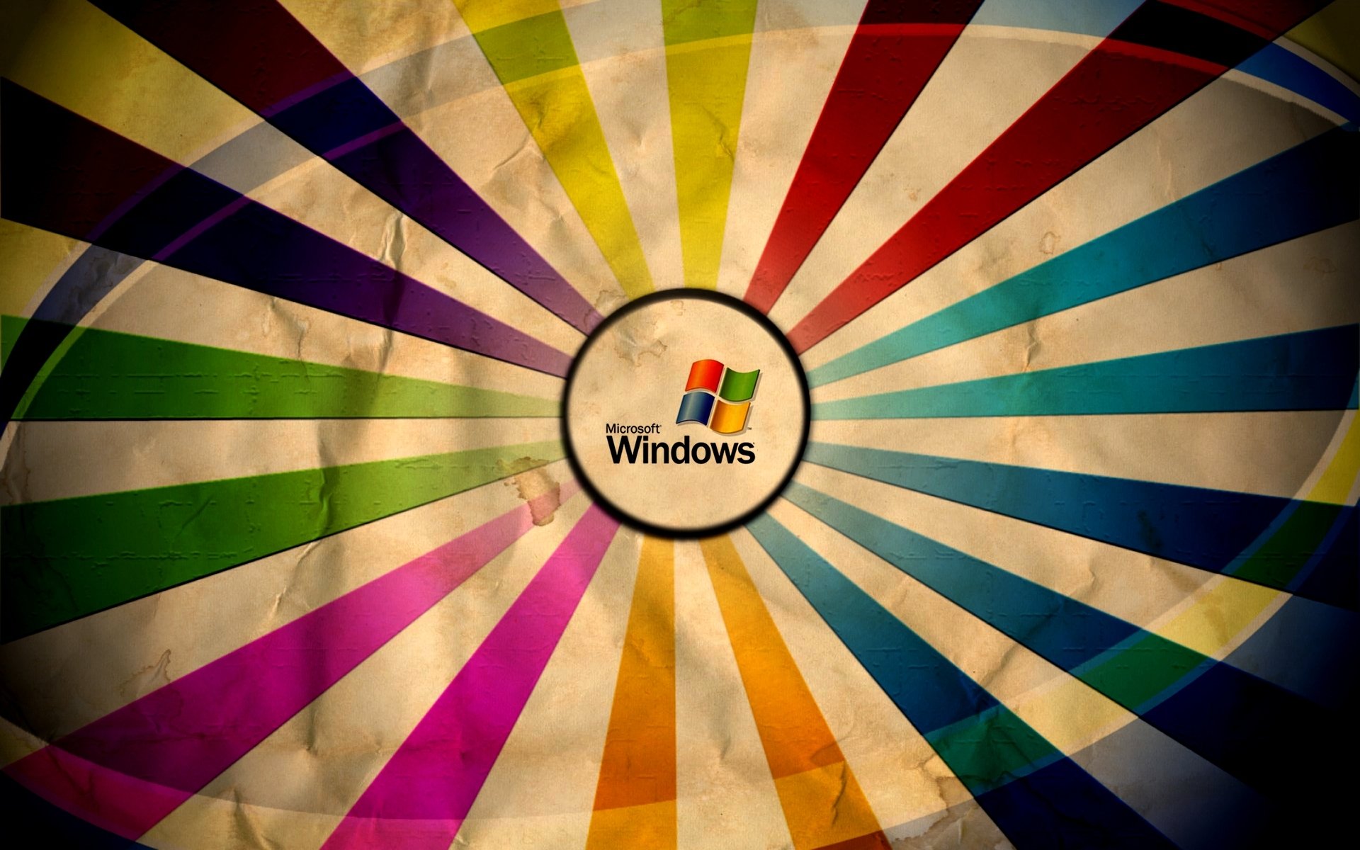 microsoft windows farben zerknittertes papier