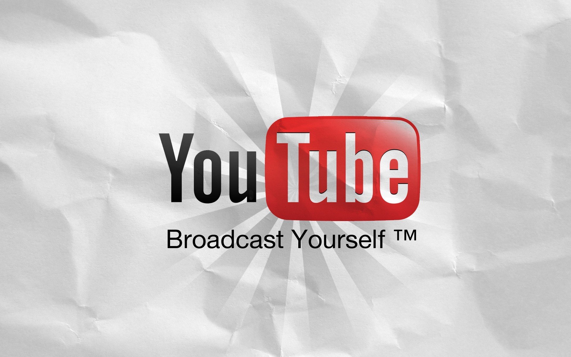 youtube logo logo vidéo papier