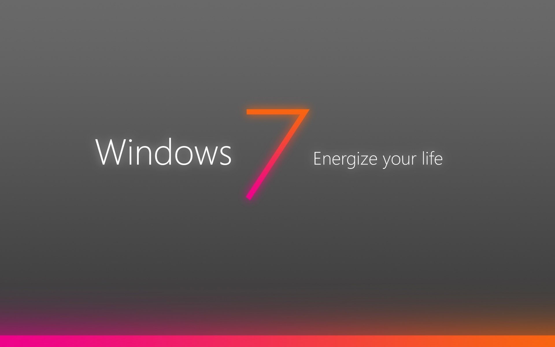 windows seven energize your world