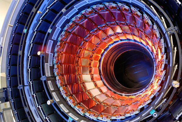 Photo du grand collisionneur de hadrons
