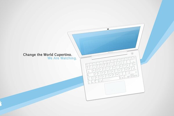 Graficzne przedstawienie otwartego MacBooka