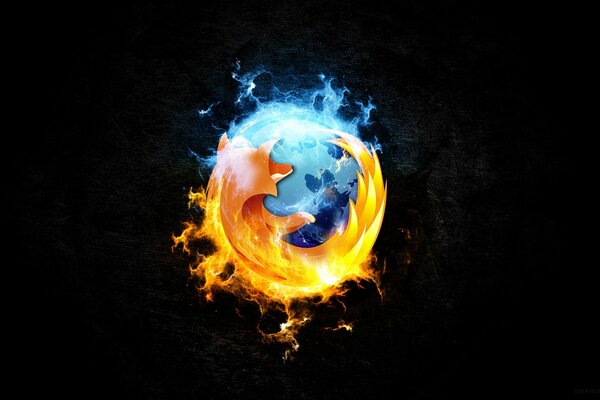 Logo przeglądarki internetowej mozilla firefox