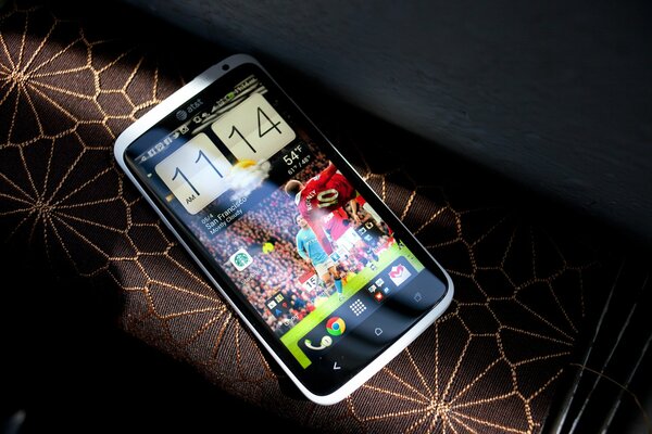 Smartphone HTC one x avec le système d exploitation Android