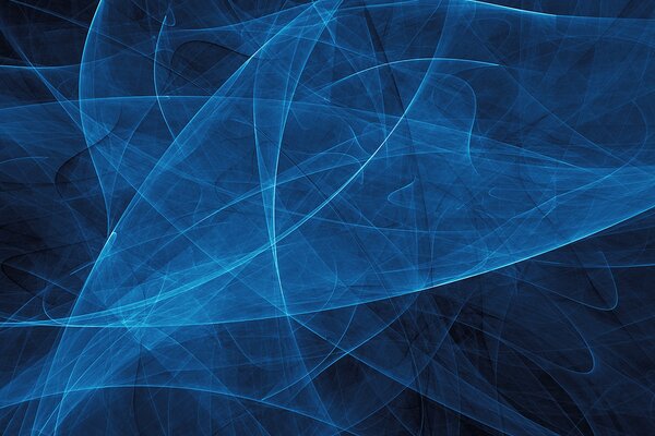 Digital art blue abstraction