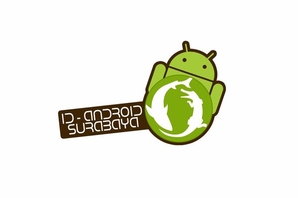 Logo di Android con i delfini