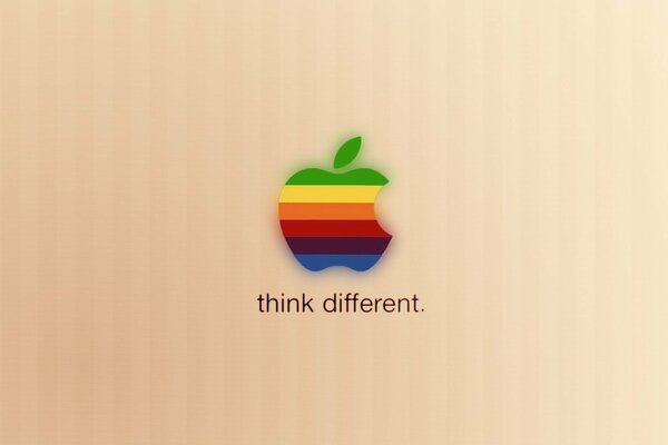 Apple-myśl inaczej w kolorach tęczy