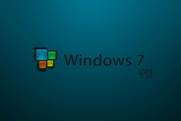 Logo carta da parati Windows sette