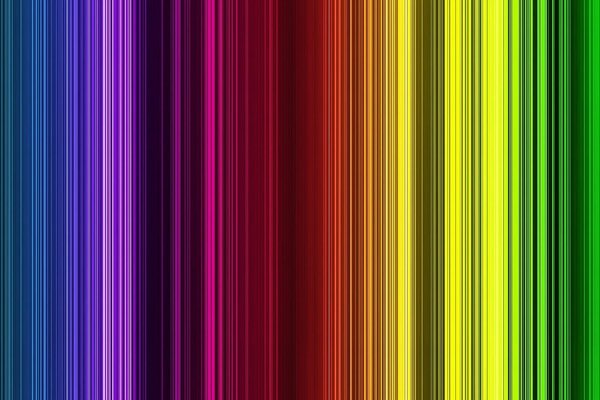 Lines of multicolored colors of the spectrum