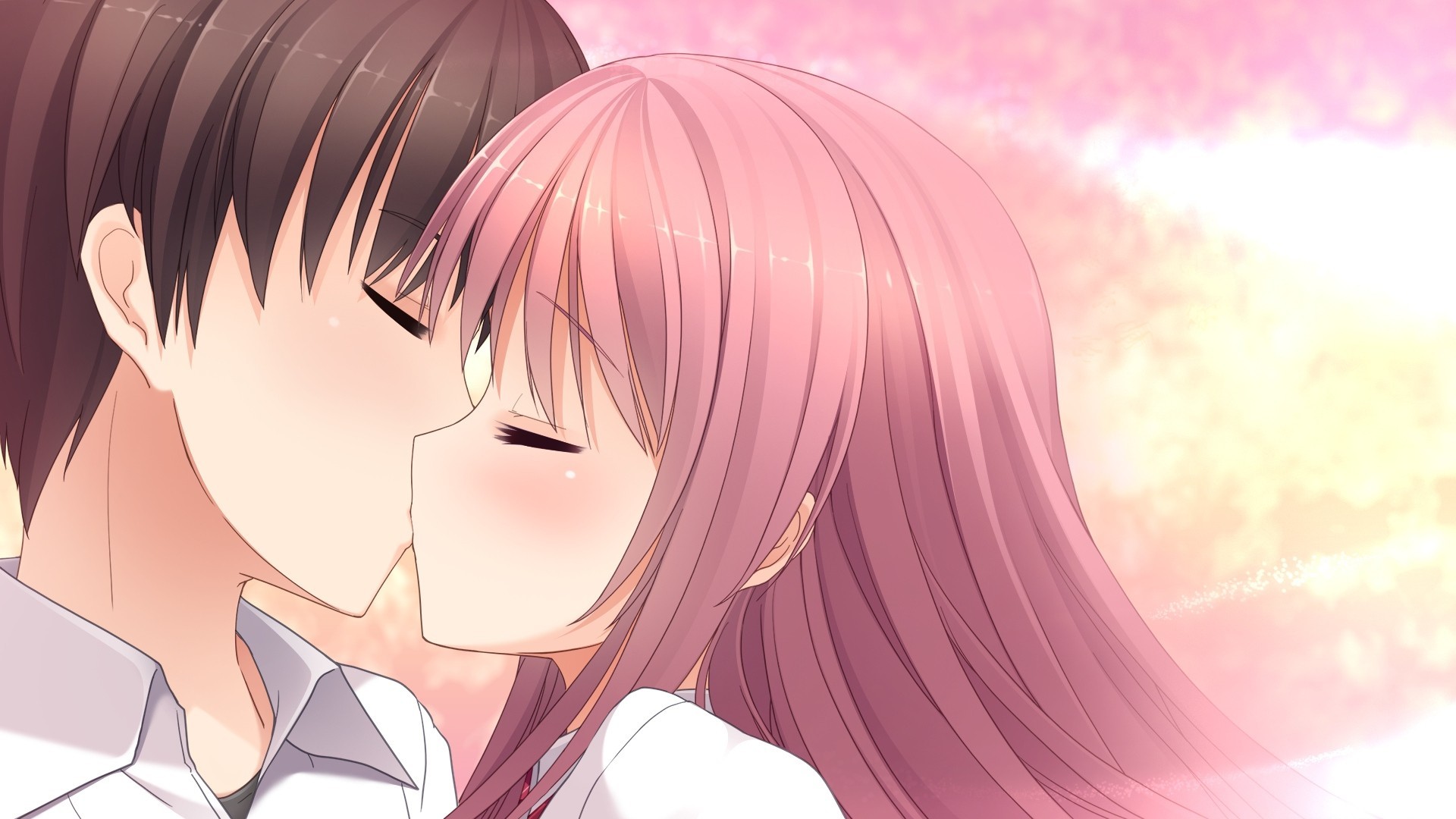 pelo rosa miyuki sena beso