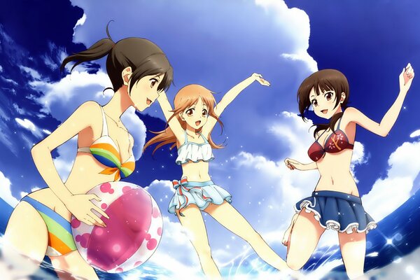 Chicas en bikini de anime