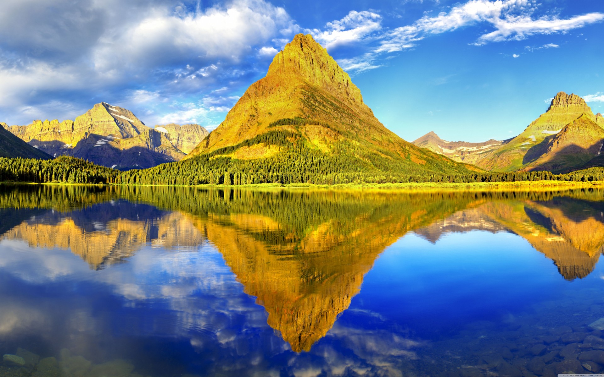 montana berge see natur landschaft panorama wüste