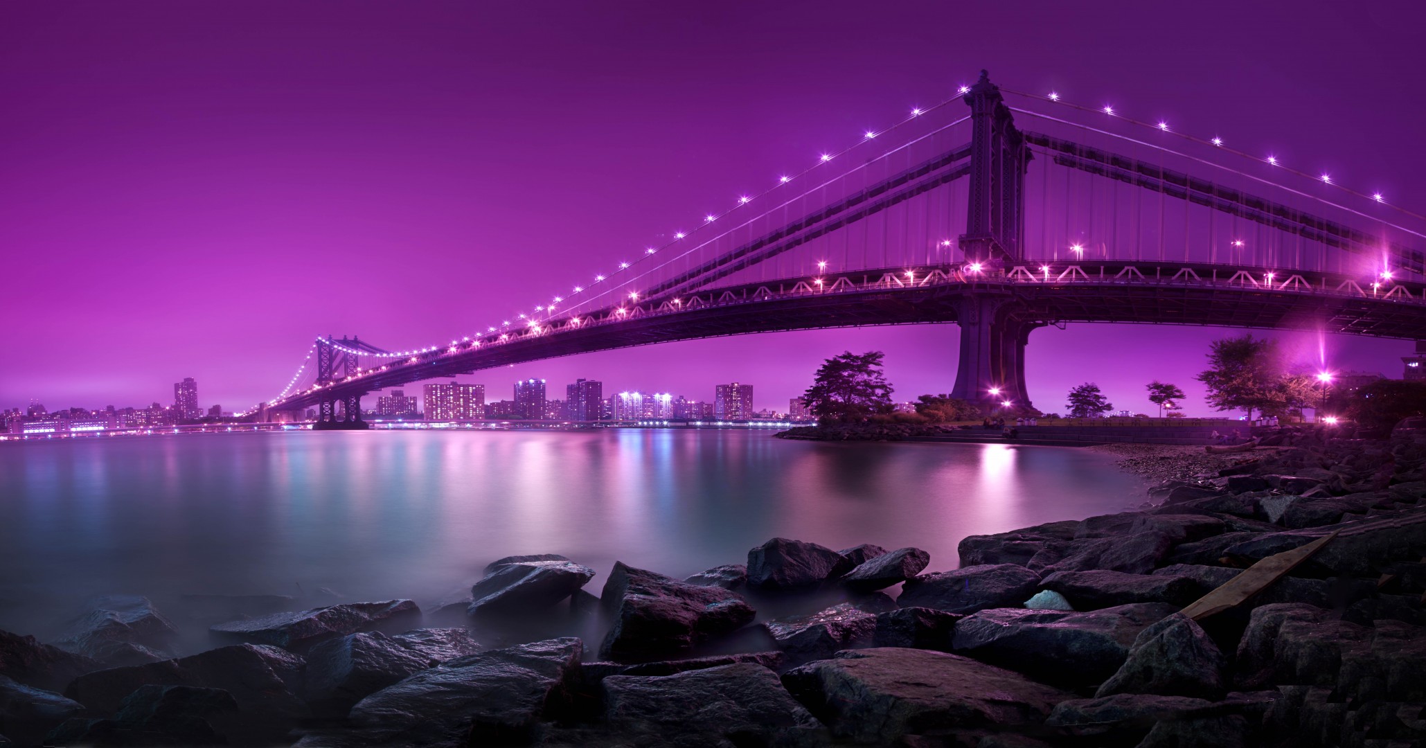 stany zjednoczone nowy jork manhattan bridge