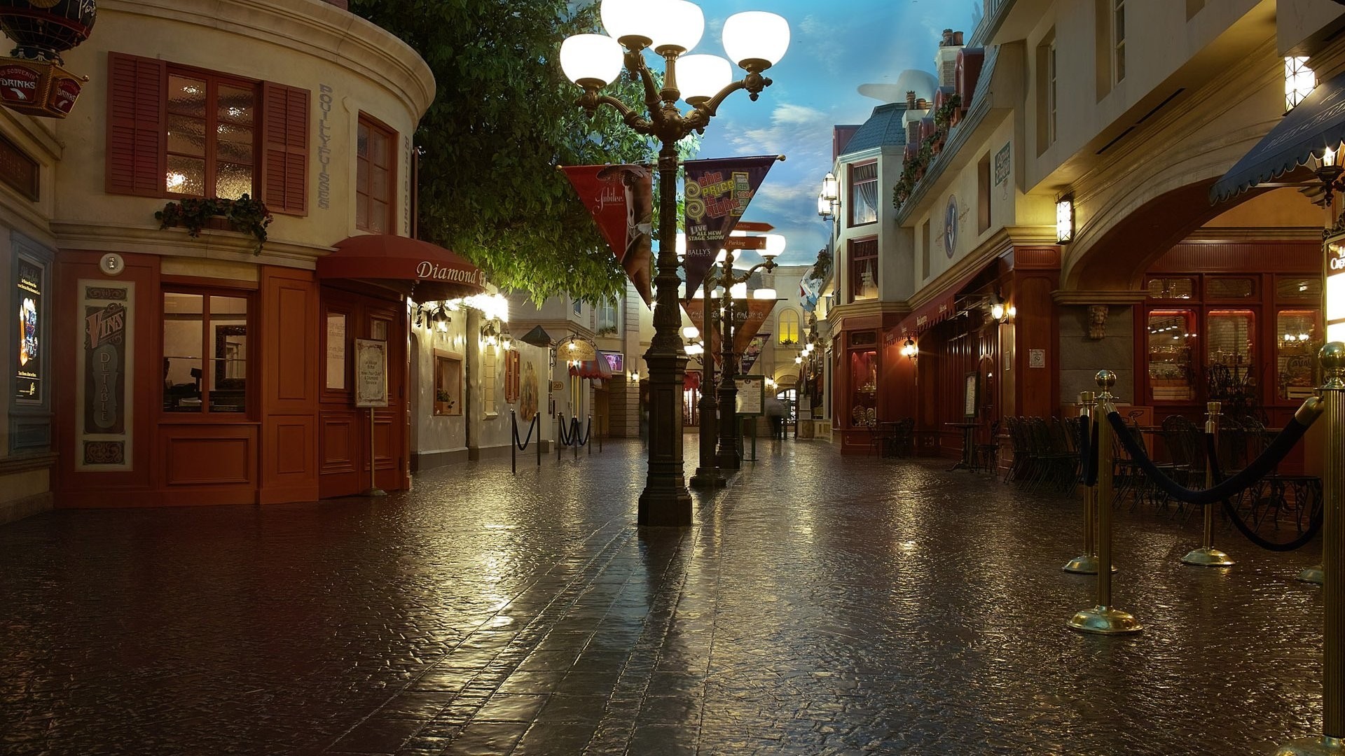 luz calle noche ciudad