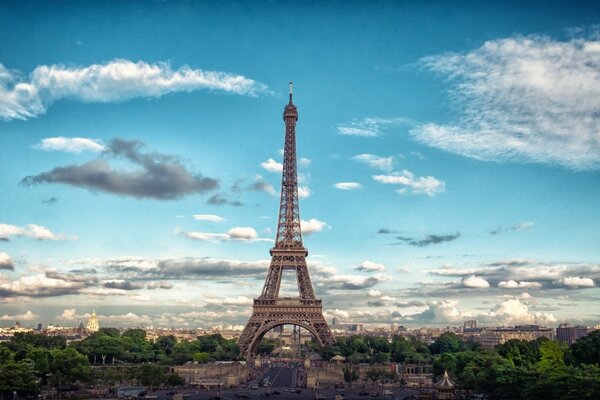 Amore, Francia, panorama di Parigi