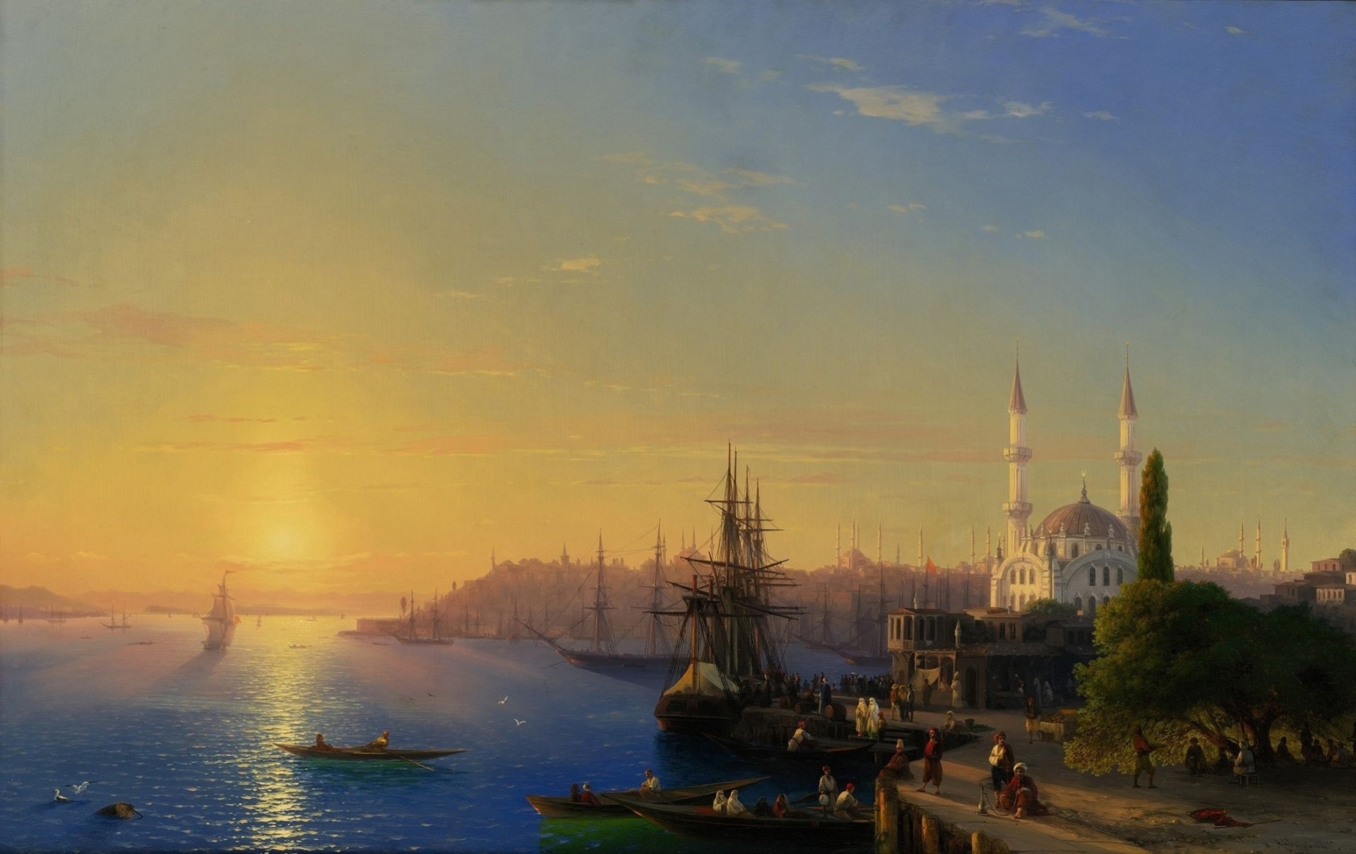 malerei landschaft aivazovsky