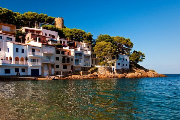 Picturesque landscape of the Mediterranean coast