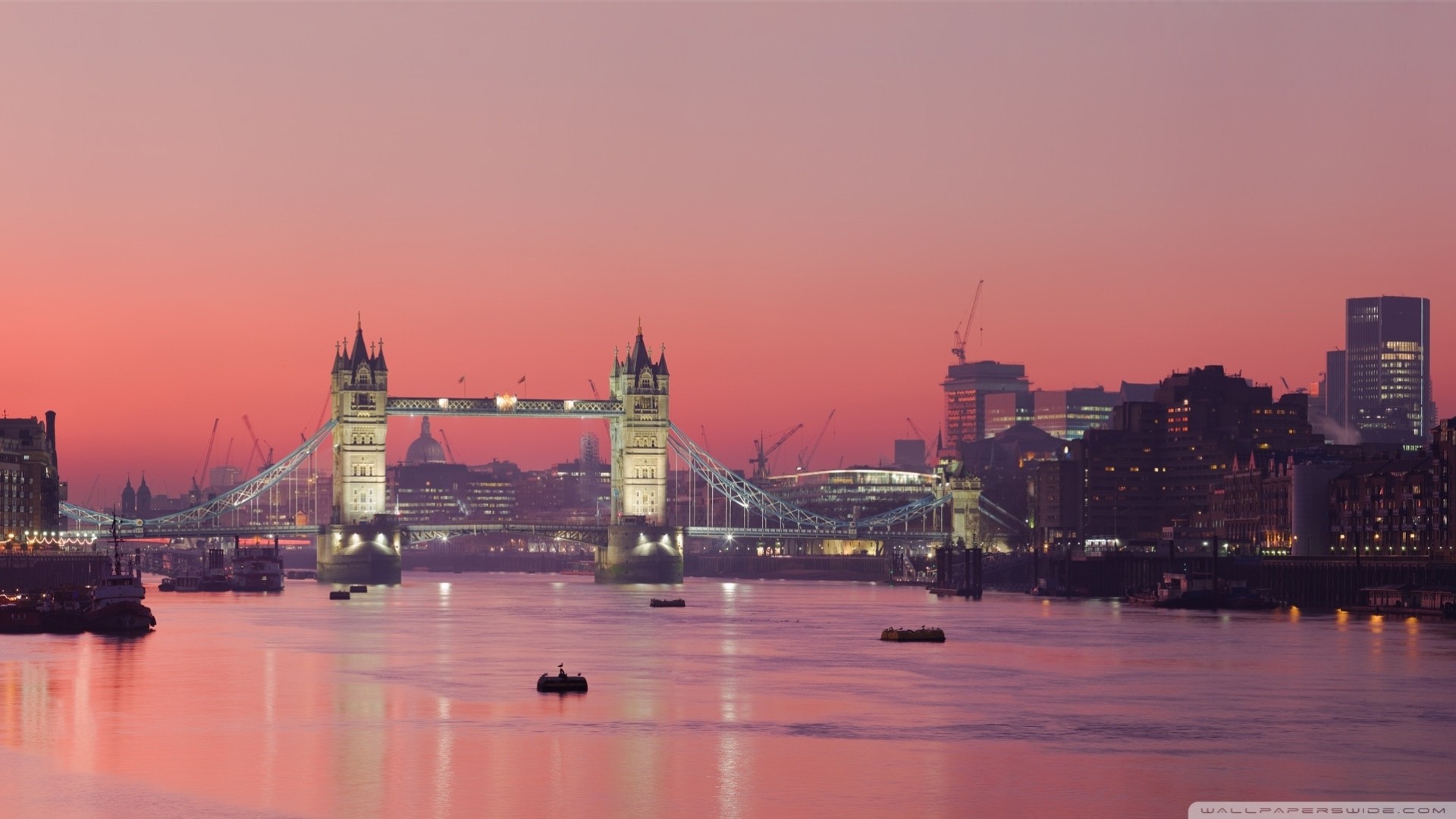 panorama londres puesta de sol thame